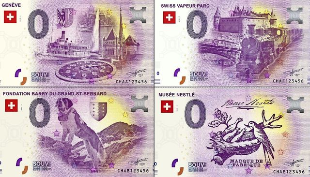 Le Billet De Banque Souvenir Debarque En Suisse 24 Heures