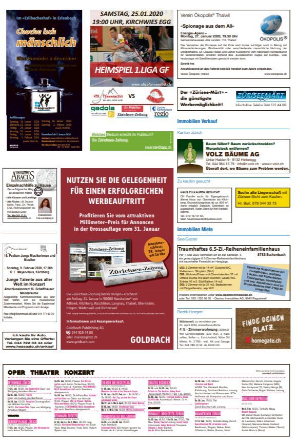 Aktuelle Veranstaltungs-Anzeigen aus der Region