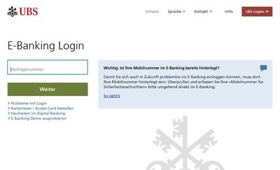 Ubs E Banking Schritt Fur Schritt Erklart Pdf Kostenfreier Download