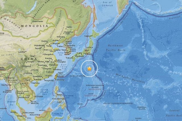 Japon Un Seisme De 6 1 Frappe Les Iles Bonin 24 Heures