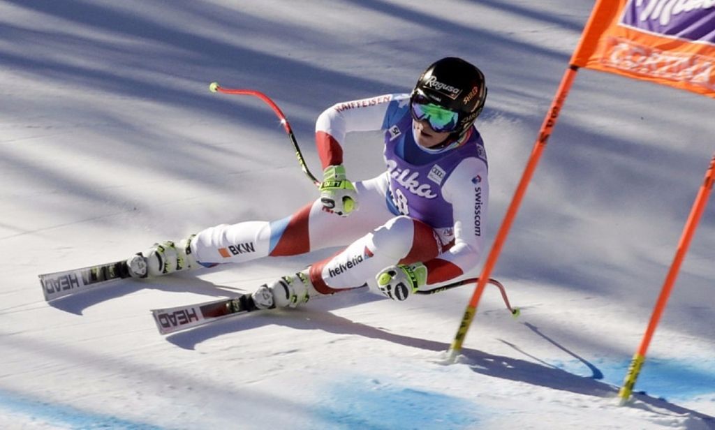 Lara Gut 2e derrière Ilka Stuhec à Cortina