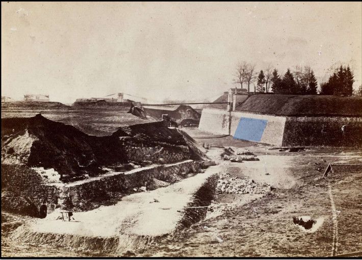 Un rempart du XVIIIe siècle refait surface