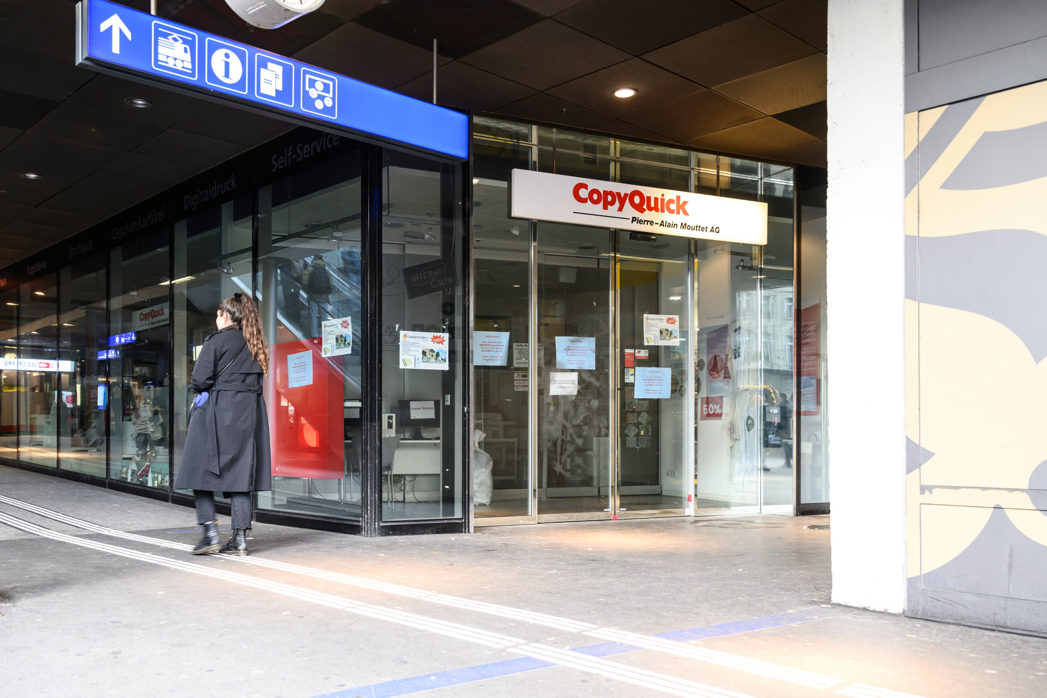 Bern: Copyquick in Länggasse und am Bahnhof schliesst