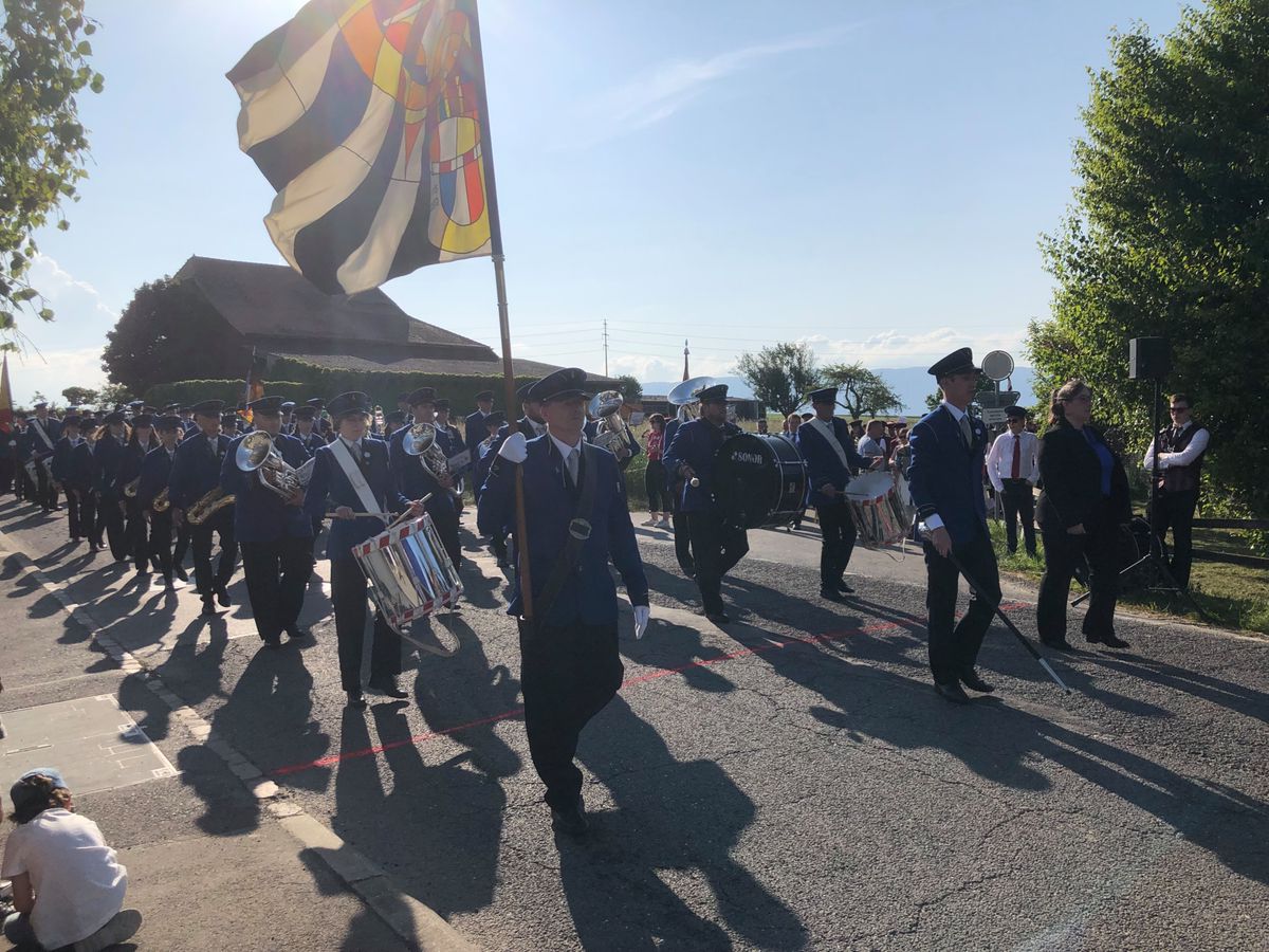 Musiciens broyards en concours le long de l’Arbogne