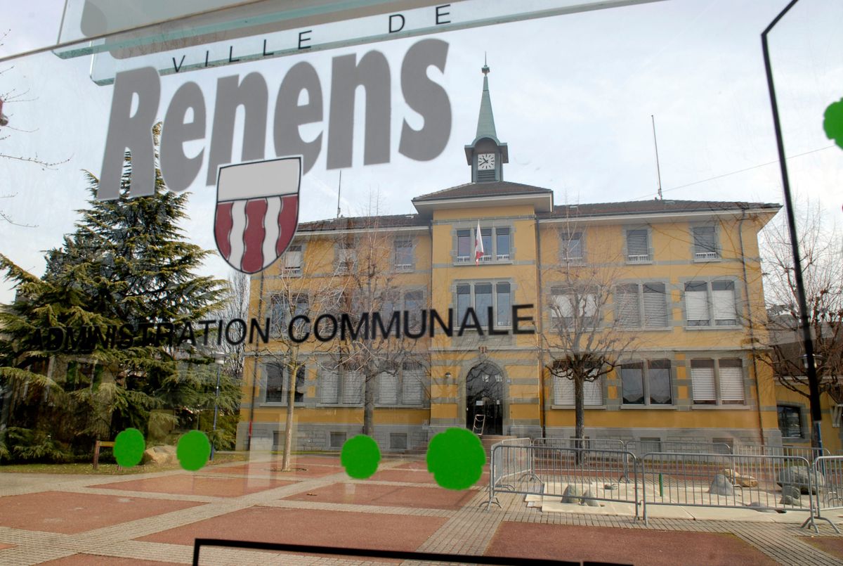 Renens, le 17 février 2007,  hôtel de ville de Renens. © Philippe Maeder