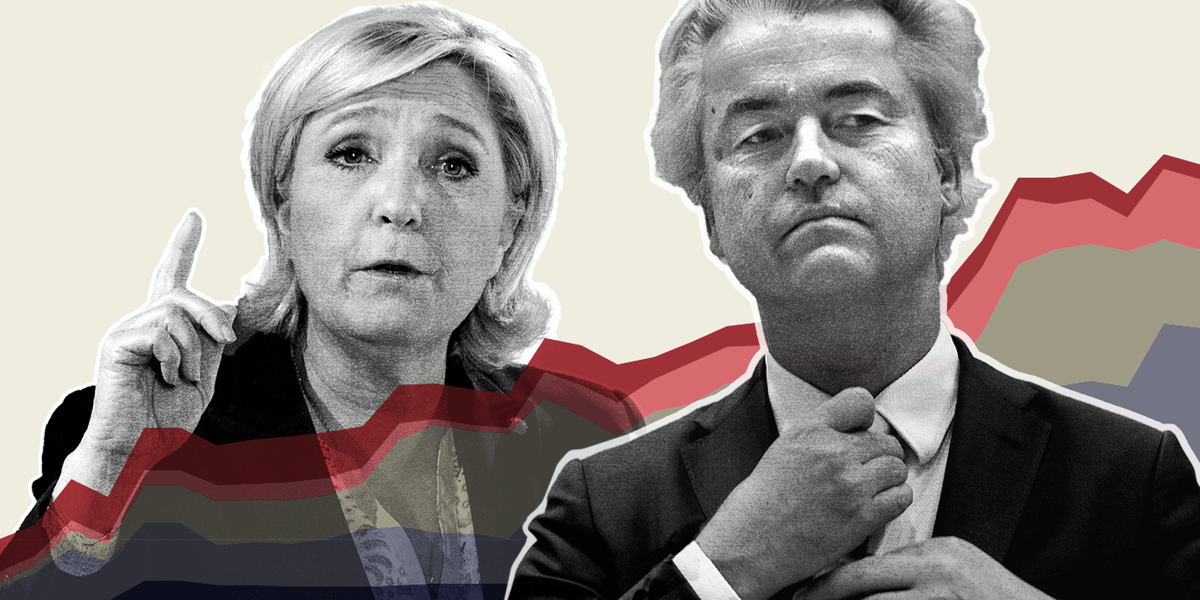 Marine Le Pen et Geert Wilders.