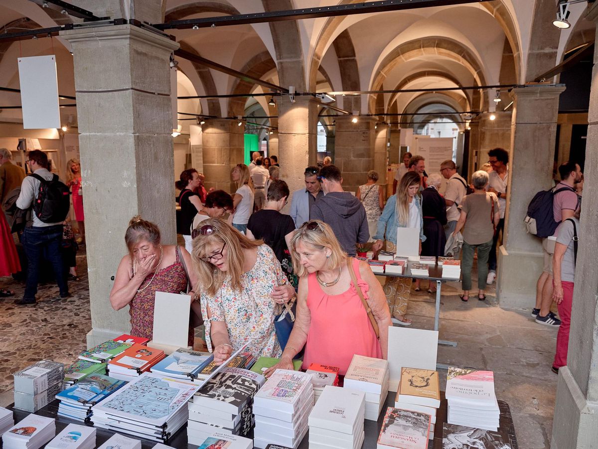 Lire à Lausanne, l’année passée, au Forum de l'Hôtel de ville.