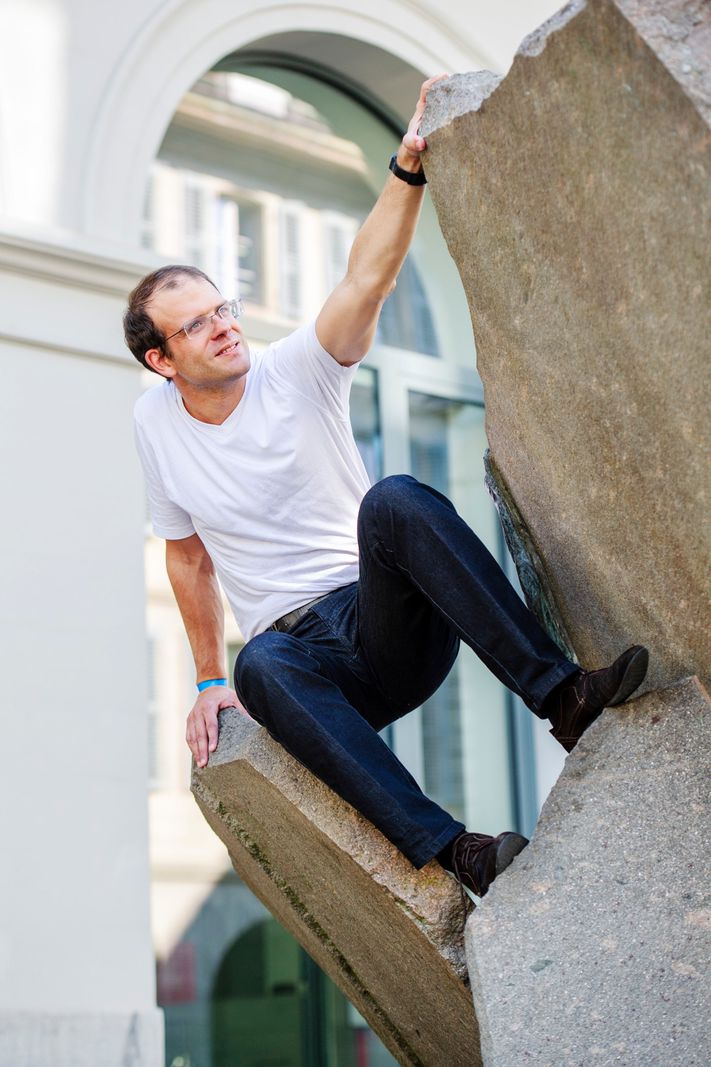 Morges, le 04.09.2021. Florian Forestier, Docteur en philosophie. VANESSA CARDOSO/ 24HEURES. 