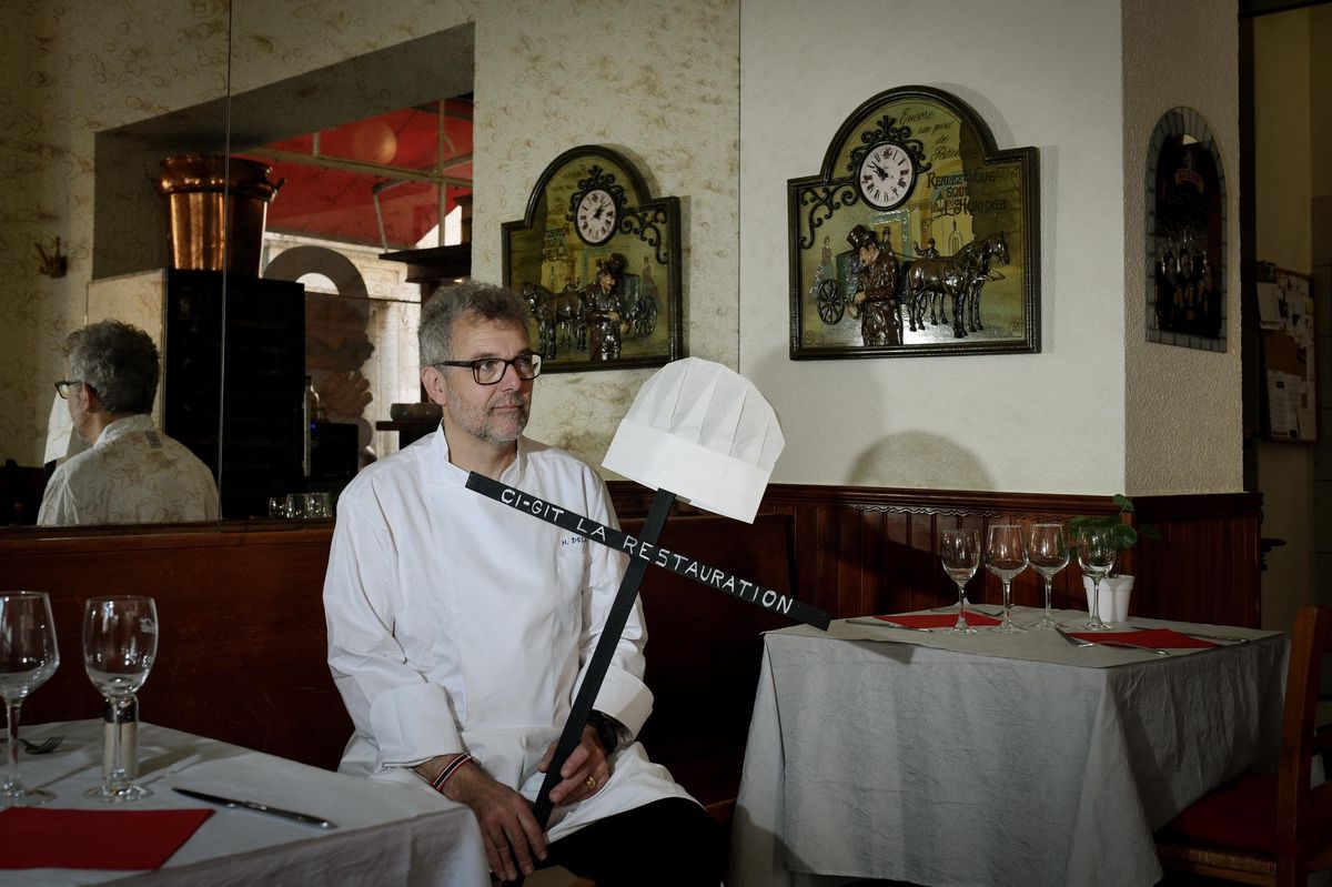 Genève, 22 juin 2021. Pâquis. Nicolas Delarue, restaurant "2 La Rue" . Photo: LAURENT GUIRAUD