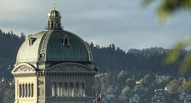 Le Palais fédéral à Berne.
