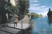 Le sentier au bord du Rhône va être enfin sécurisé