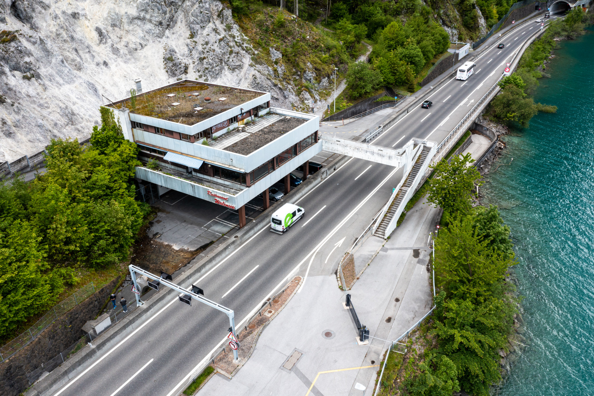 Lost Place am Walensee: Hilti-Erbe will Geisterraststätte in autofreien Kulturort verwandeln