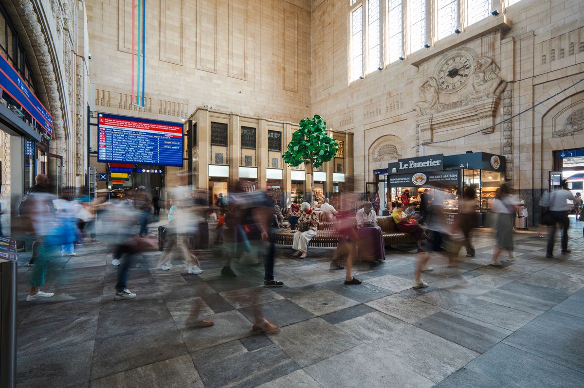 Lausanne, le mardi 9 juillet 2024. Hall de la gare. (Marie-Lou Dumauthioz/24heures) 