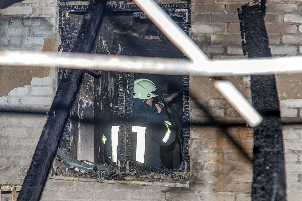 Six anciens combattants périssent par le feu