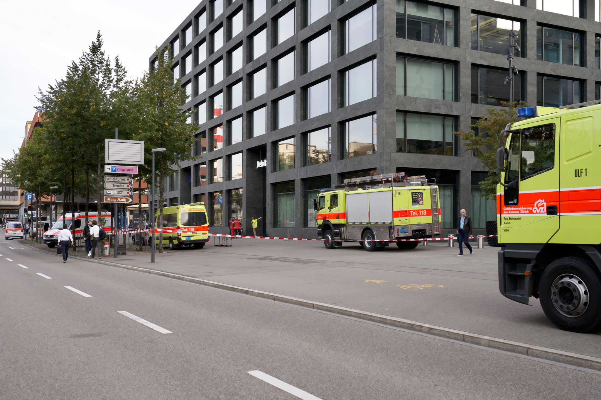Chemieunfall mitten in Zürich