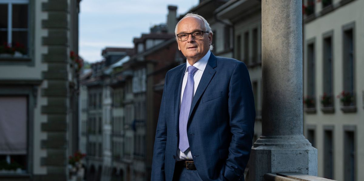 Pierre Alain Schnegg, directeur bernois de l’asile. Photo: Raphael Moser / Tamedia AG
