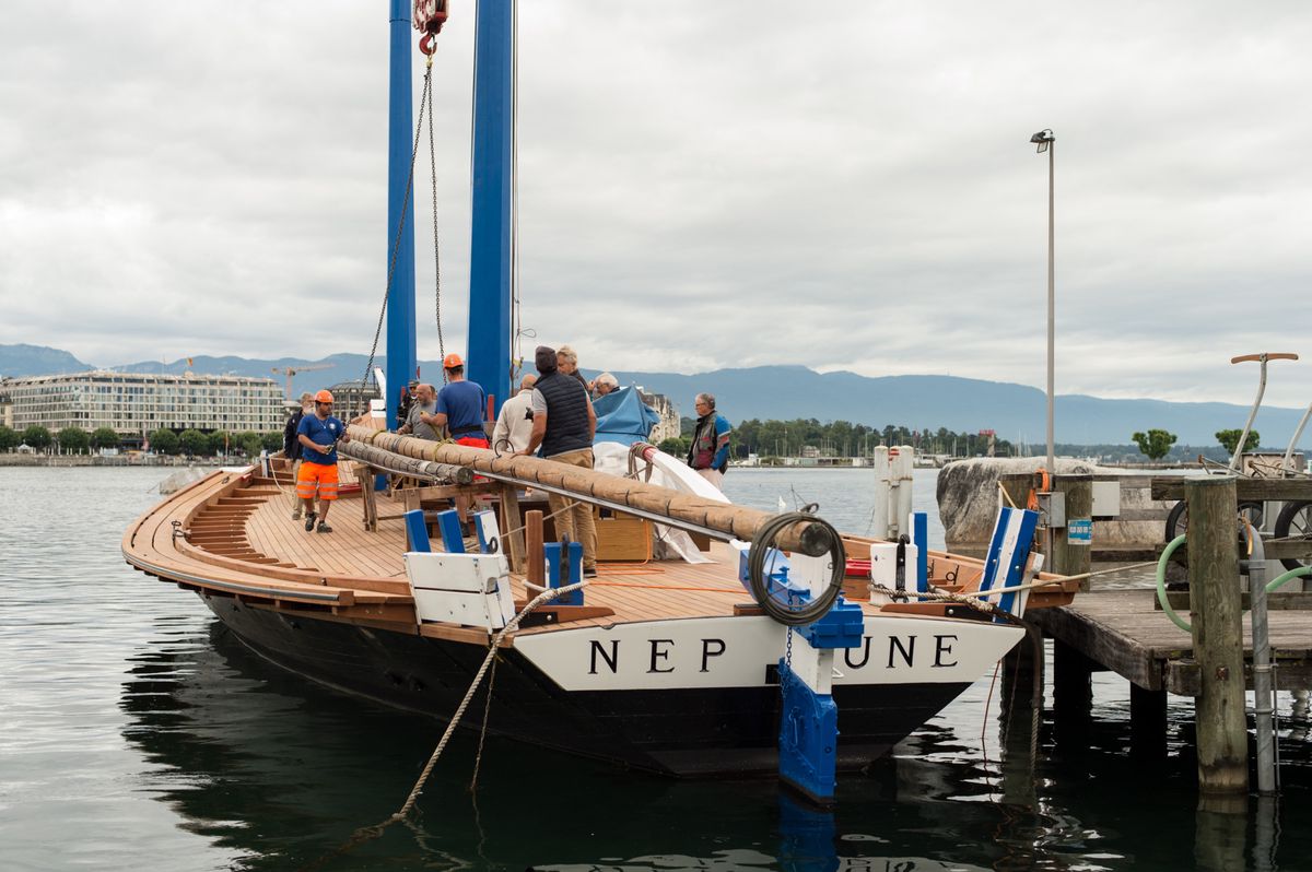 En 2021, le mât de la «La Neptune» a été remplacé.