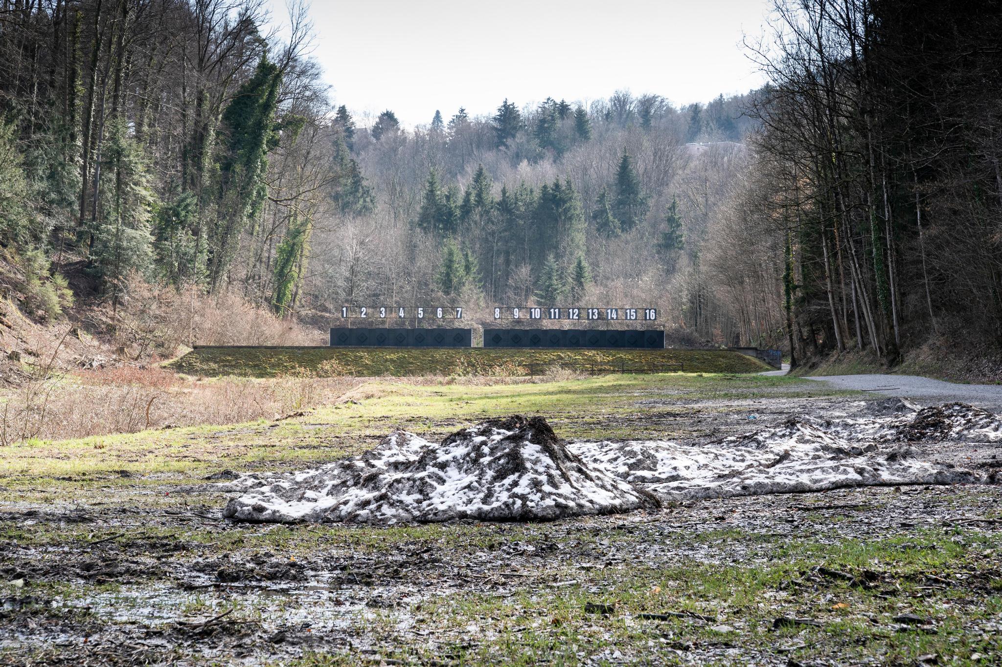 Letzter Zeuge eines grossen Schneefalls: Schiessstand Käpfnach in Horgen.