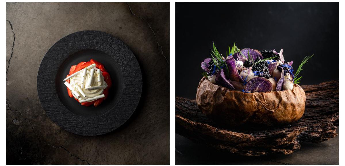 Quatre plats d’ailleurs revus par des chefs et cheffes de Genève. Intrigant autant qu’alléchant.