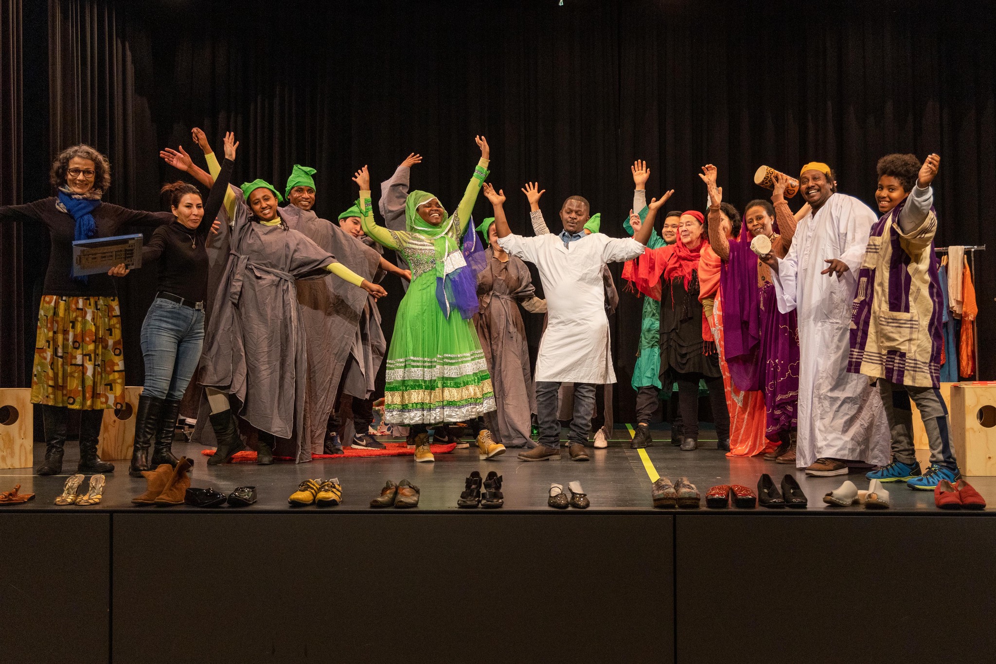 «Wir sind eine grosse Familie», sagen die Mitglieder der Theatergruppe Malaika.