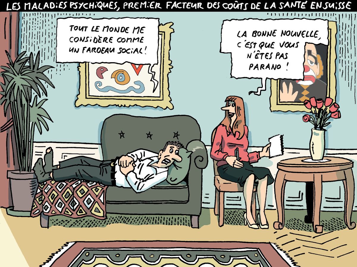 Les maladies psychiques, premier facteur des coûts de la santé