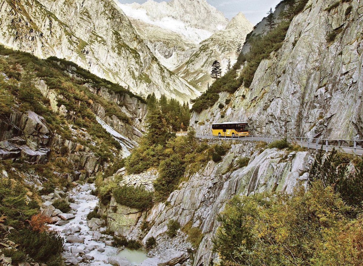Andres Schütz effectue depuis neuf ans le trajet jusqu'à la Griesalp dans l'Oberland bernois.
