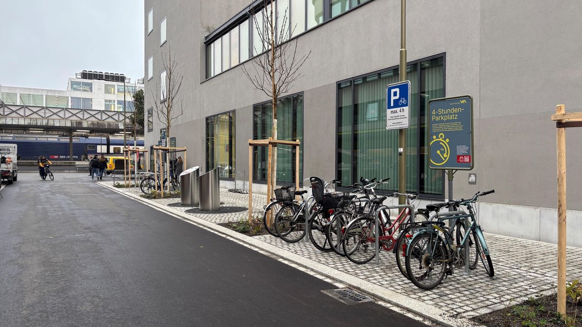 ヴィンタートゥールの交通: 主要鉄道駅に初めての新しい短期駐輪場