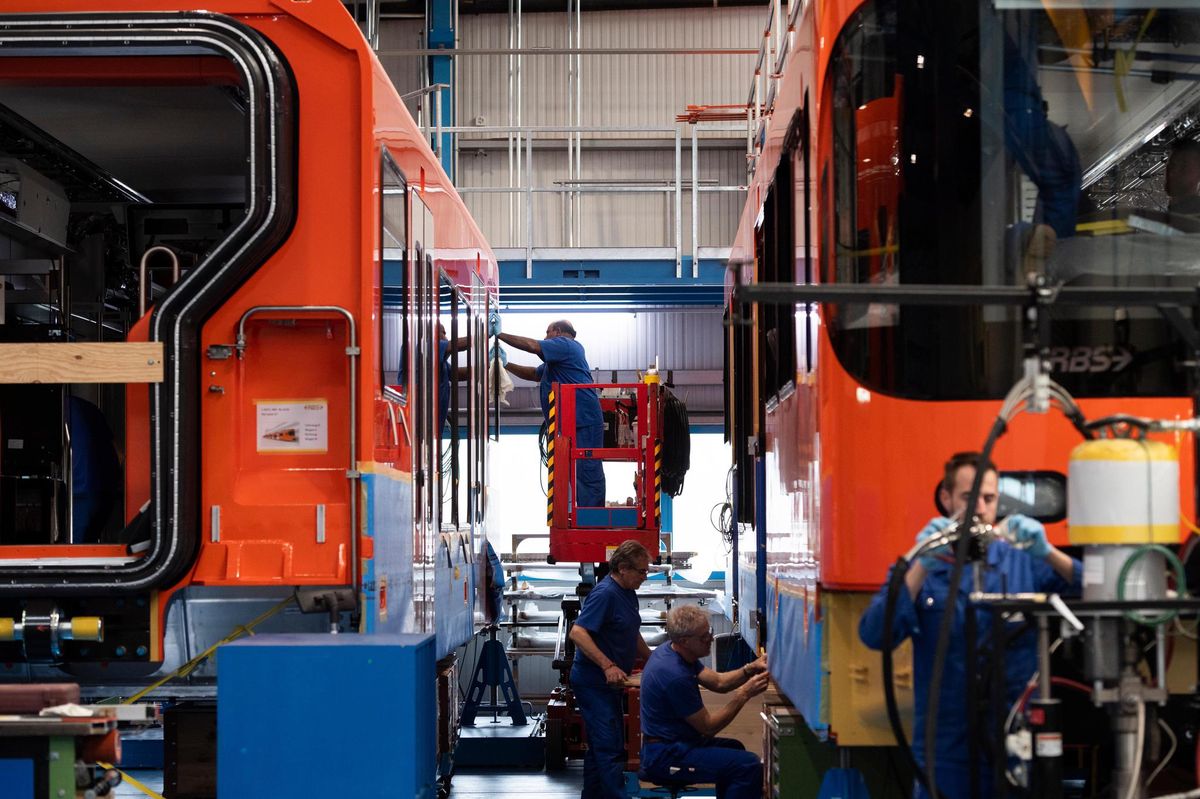 Montage final des compositions de Stadler Rail, 2019