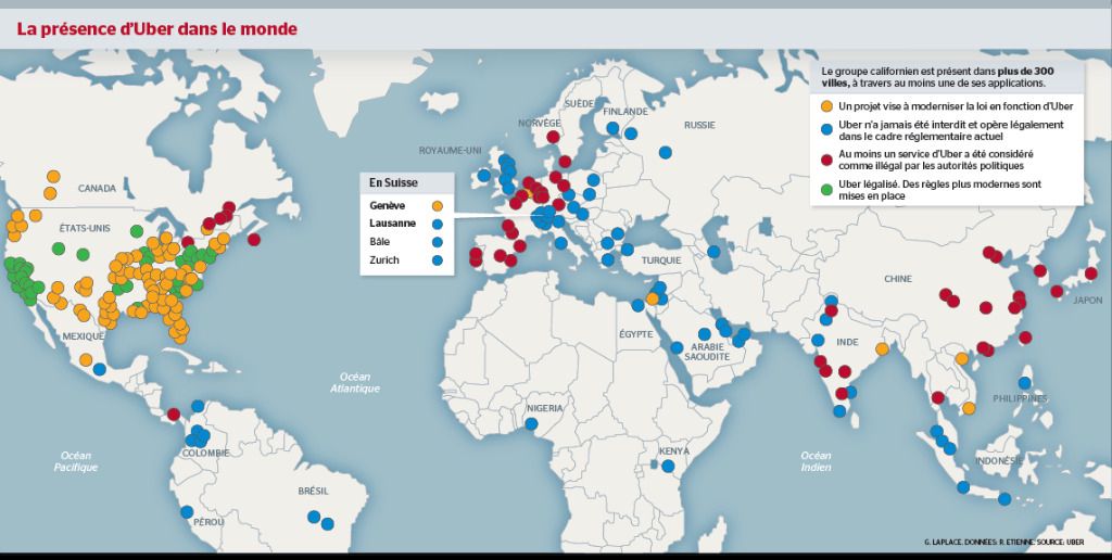 Uber grandit au rythme des colères à travers la planète