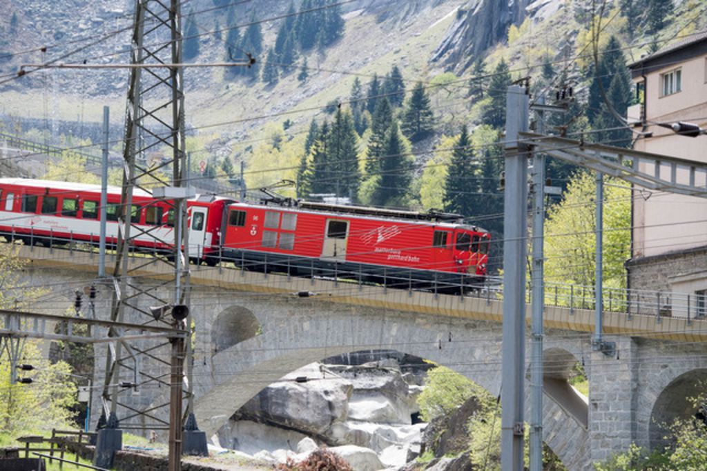Déraillement d'un Matterhorn-Gotthard-Bahn