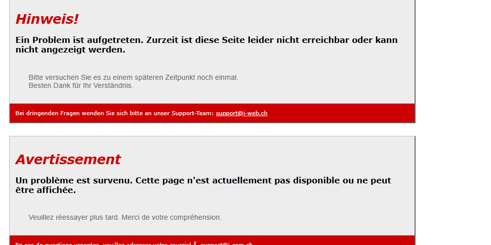 Innovative Web AG: Websites of municipalities and cantons across ...