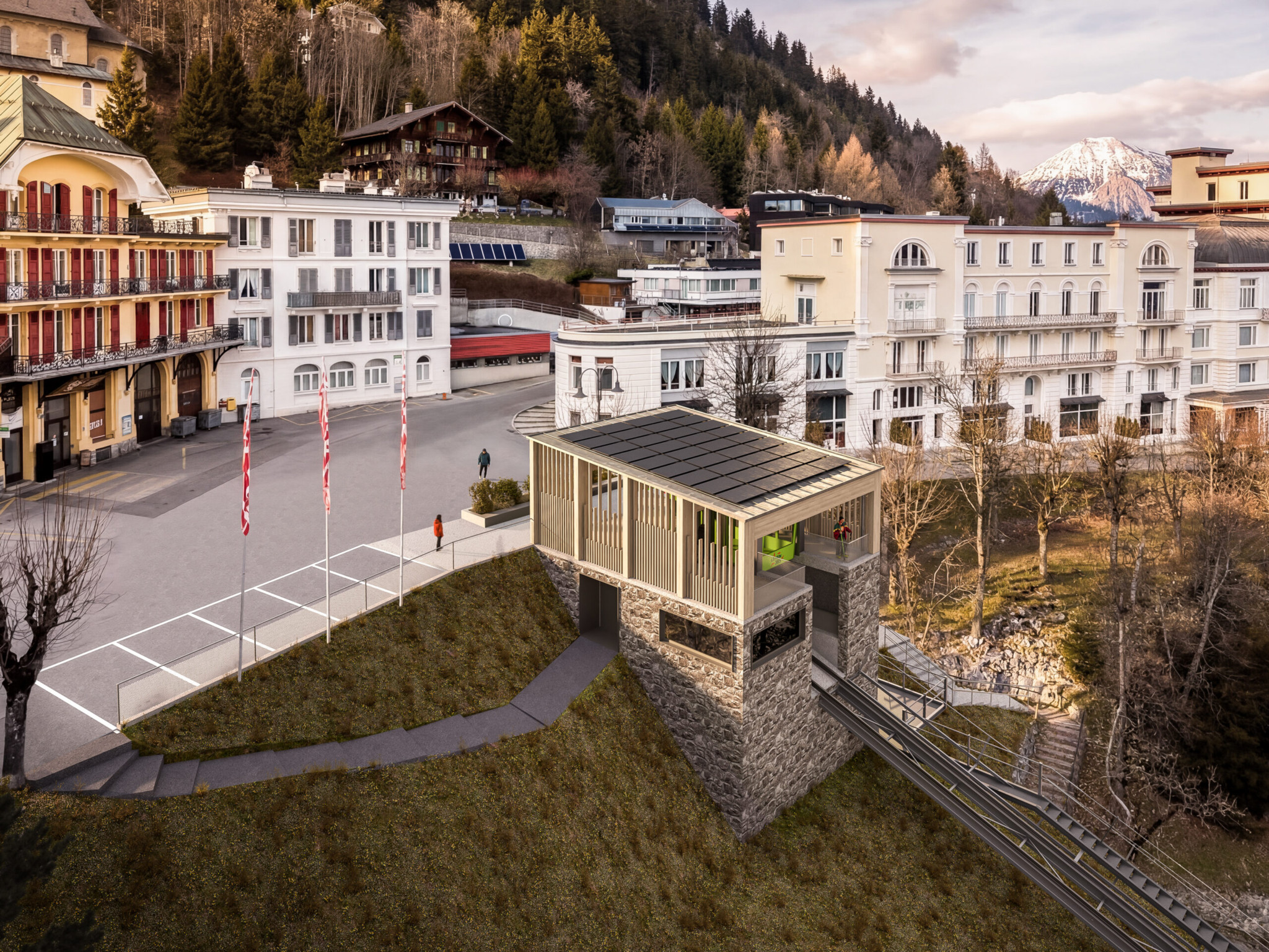 Des projets devisés à 178 millions: Malgré la contestation, la mue ferroviaire de Leysin va de l’avant
