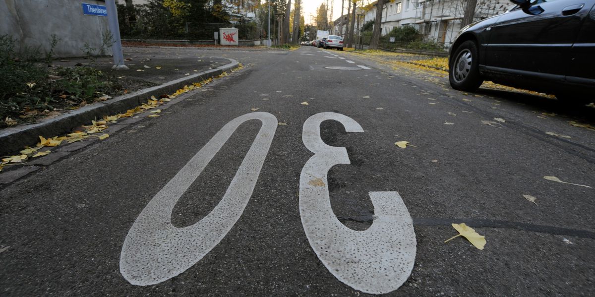 Basel-Stadt: 30 km/h speed limit on 50 additional kilometers of roads