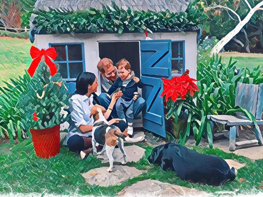 Royals pflanzen Weihnachtsbaum ein – Das ist die erste Weihnachtskarte Royals pflanzen Weihnachtsbaum ein – Das ist die erste Weihnachtskarte