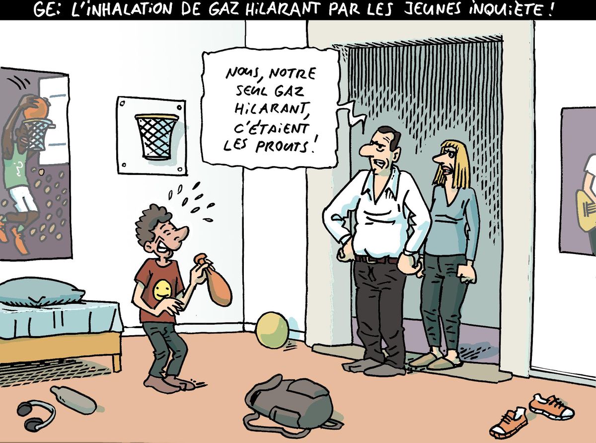 L’inhalation de gaz hilarant par les jeunes inquiète!