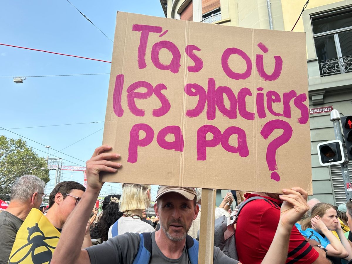 Retrouvez les images de la manifestation à Berne