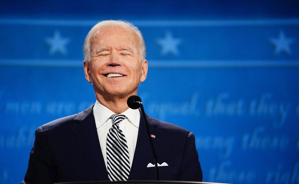 Joe Biden im TV-Duell zur US-Präsidentschaftswahl 2020. 
