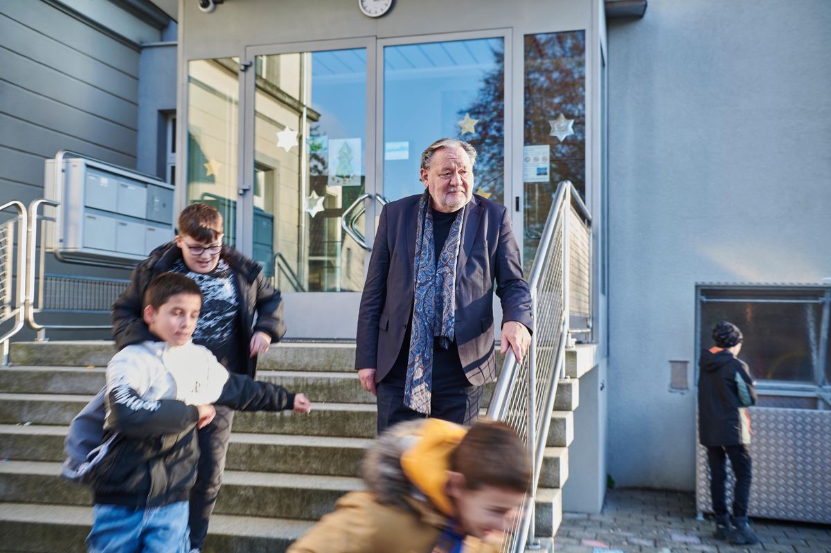 Le directeur Hanspeter Draeyer à Reinach AG.
L’allemand est désormais obligatoire à l’école de Reinach-Leimbach