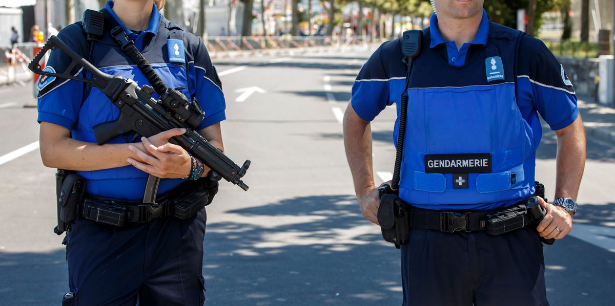 Les polices cantonales sont chargées d’assurer la sécurité des événements contre des attaques terroristes, comme ici avec des blocs de ciment.