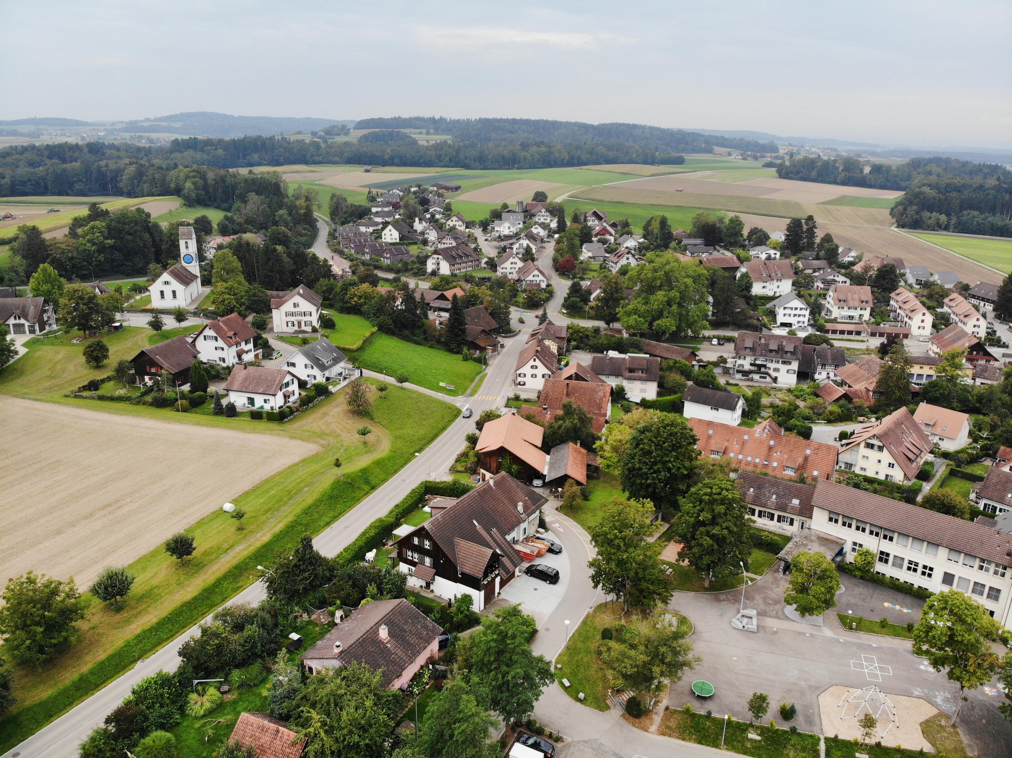 Die Gemeinde Ellikon an der Thur grenzt an den Thurgau.