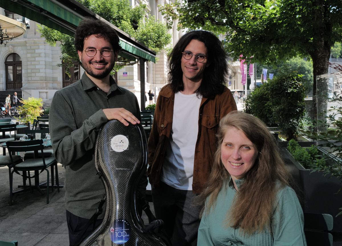 Genève 12/06/2024Trio Ernest (Natasha Roqué au piano, Stanislas Gosset au violon, Clément Dami au violoncelle).