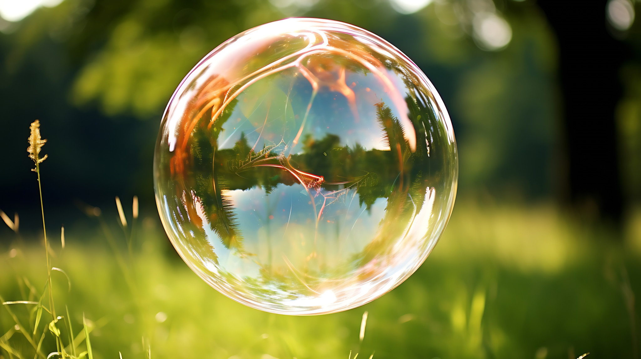 Was schillert in allen Regenbogenfarben und schwebt fast schwerelos in der Luft? Es sind Seifenblasen, die den Gesetzen der Physik zu trotzen scheinen.