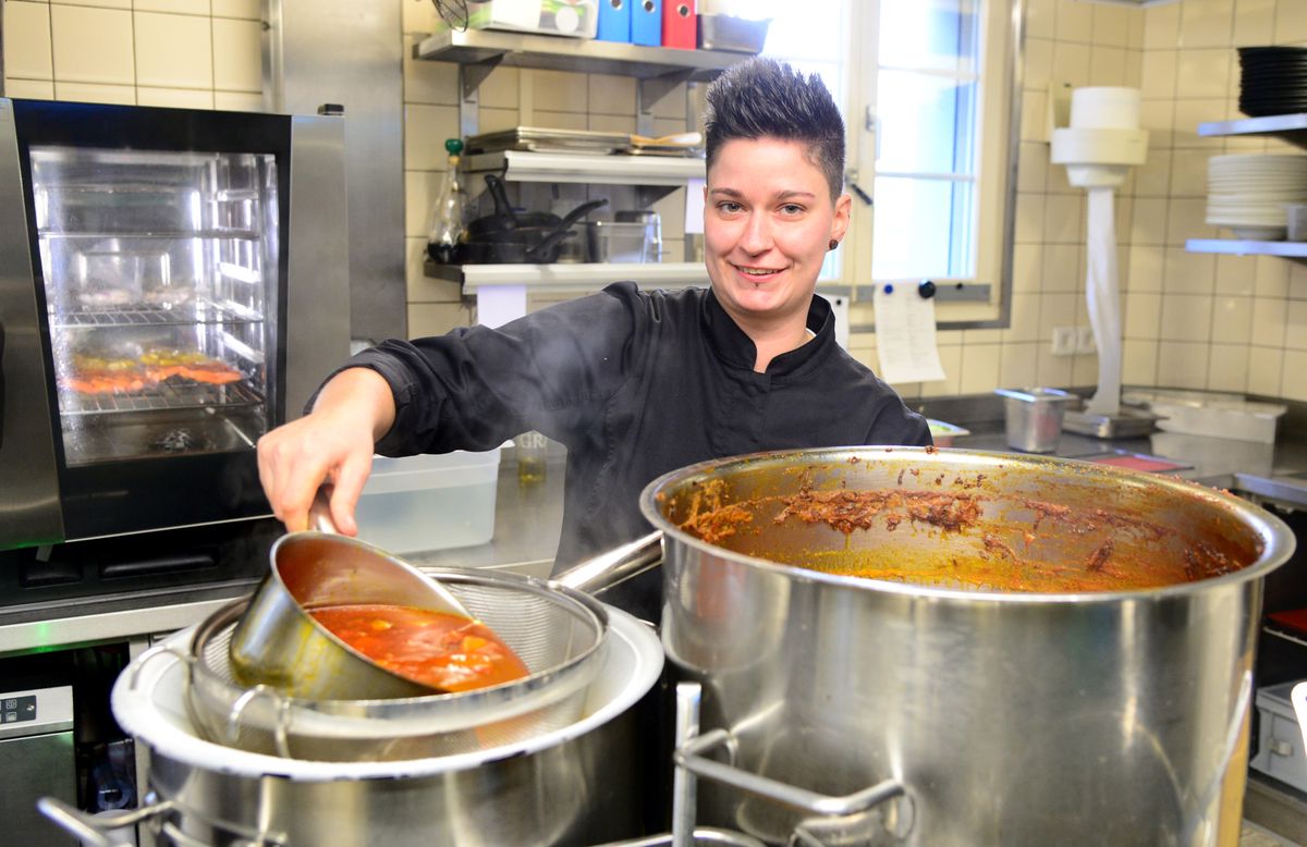 Winterthur
Taggenberg 
Portrait von der besten Köchin Winterthurs 
Angelina Lesky

Foto : MARC DAHINDEN
22.12.2022