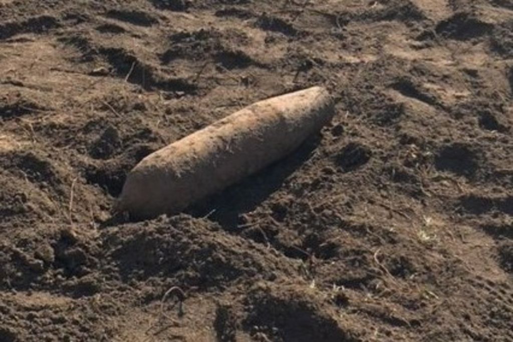 Bombe de la 2e Guerre mondiale découverte