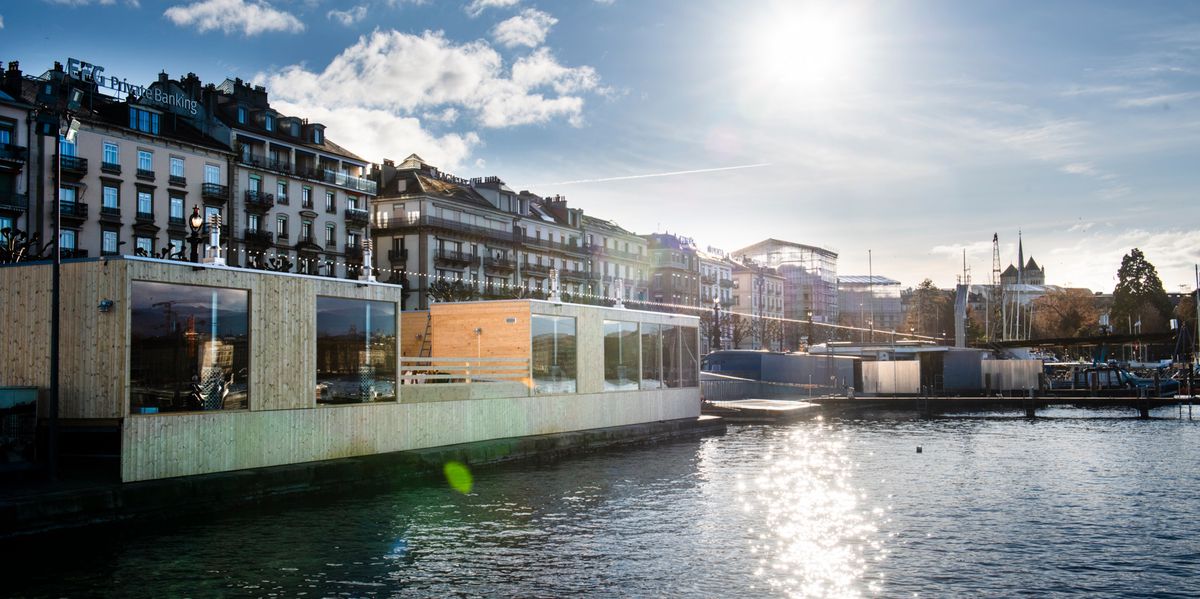 Gen&egrave;ve: La Banquise revient avec quatre saunas au Jet d&rsquo;eau