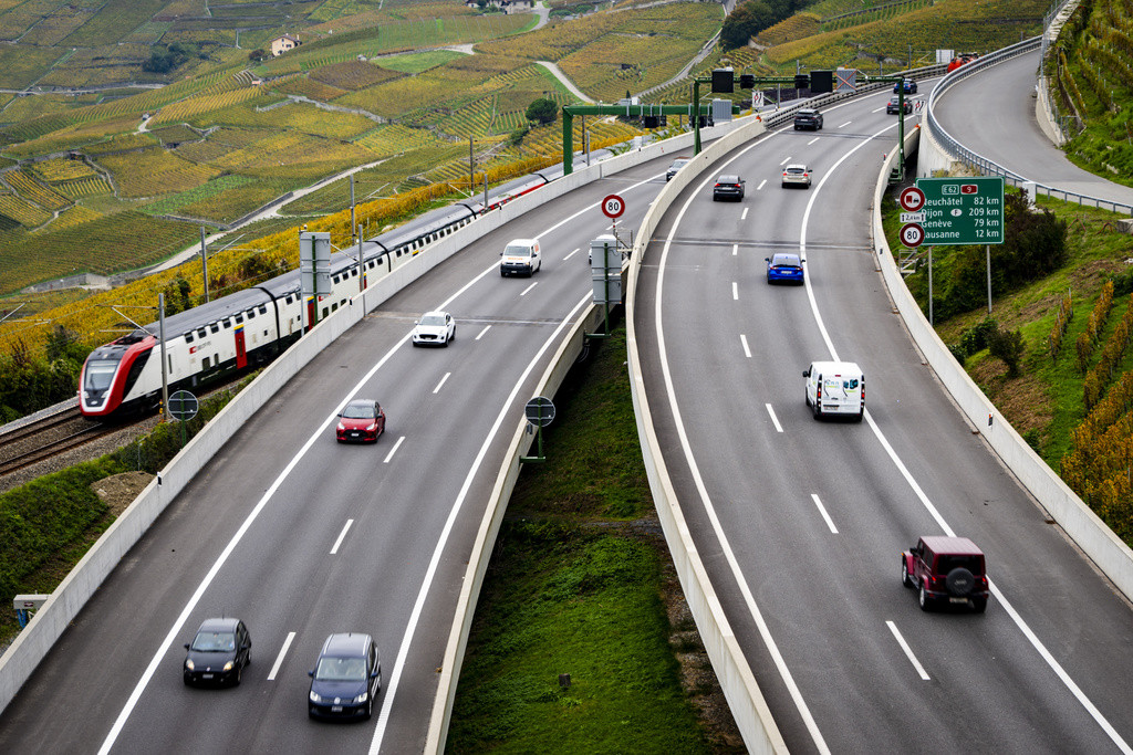 Travaux sur l’autoroute: L’A9 fermée de nuit entre Vennes et Chexbres dès ce lundi soir