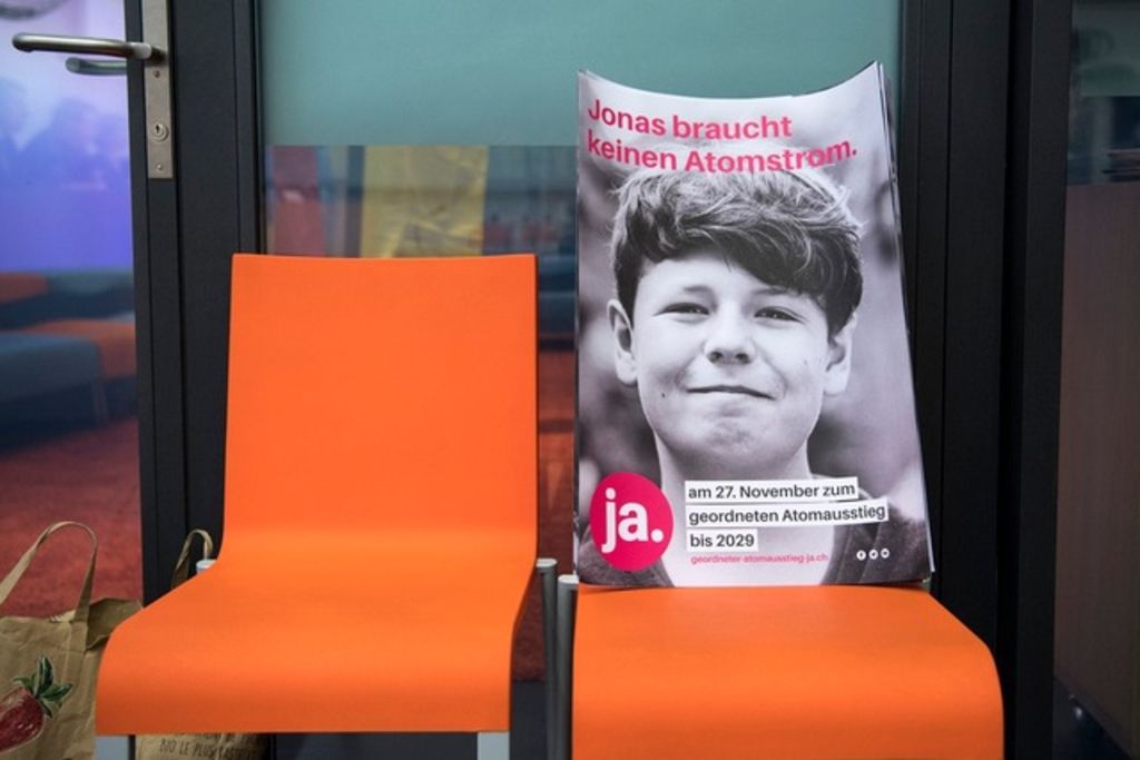 Knappe Mehrheit für die Atomausstiegs-Initiative