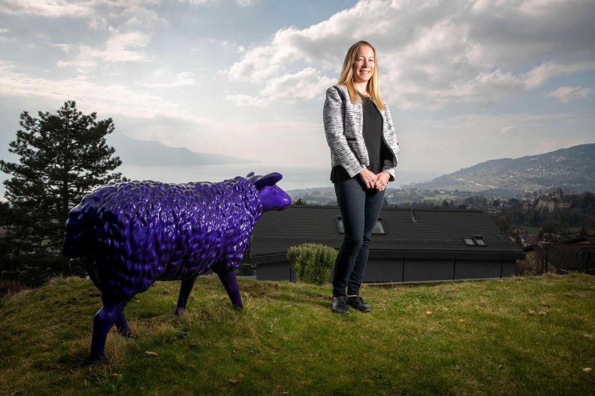 Dans le jardin blonaysan de Noémie Storbeck, nouvelle codirectrice de la Fondation Equal Salary. 
