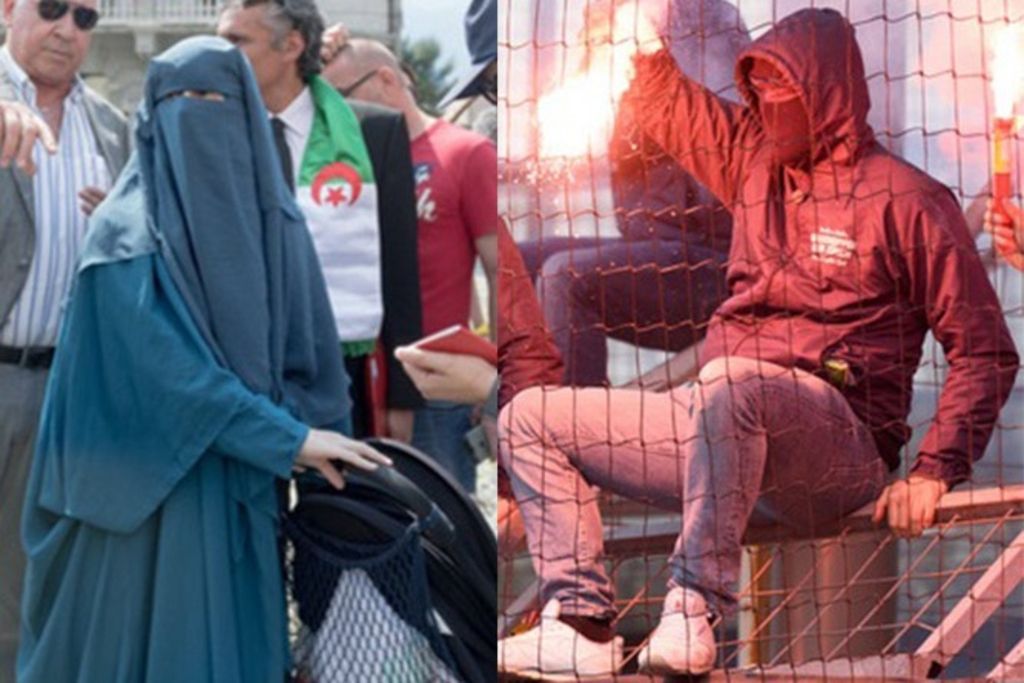 La loi anti-burqa concerne surtout les fans de foot