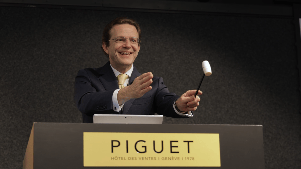 Le Vaudois Bernard Piguet dirige l’Hôtel des ventes Piguet, basé à Genève.
